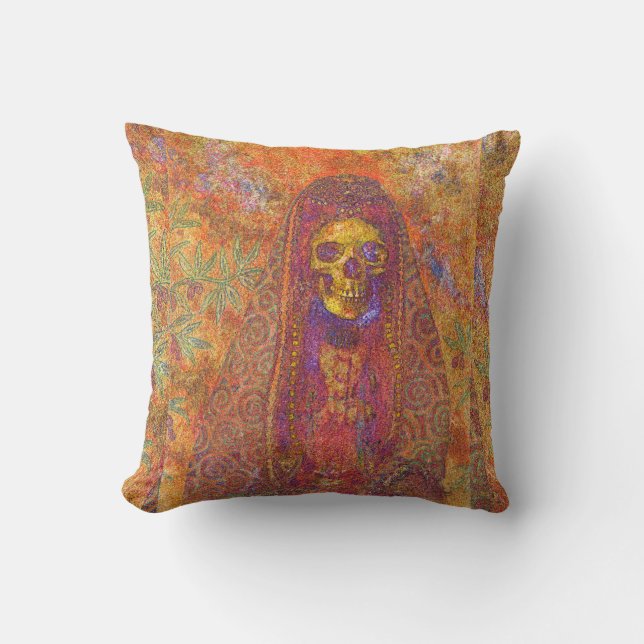 Decorative Skeleton Cushion Kudde (Framsida)