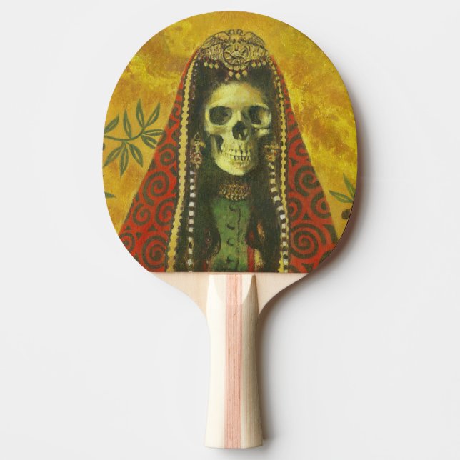 Decorative Skeleton Ping Pong Paddle Pingisracket (Framsidan)