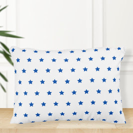 Decorative star cushion, blue sofa cushion prydnadskudde