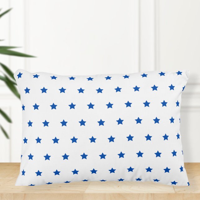 Decorative star cushion, blue sofa cushion prydnadskudde (Skapare uppladdad)