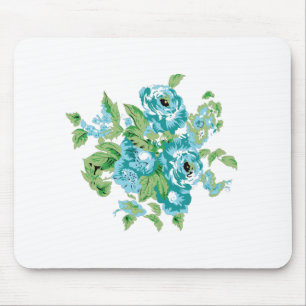 Decorative Stil, Mint Cream, Fontän Blue, Teal. Musmatta