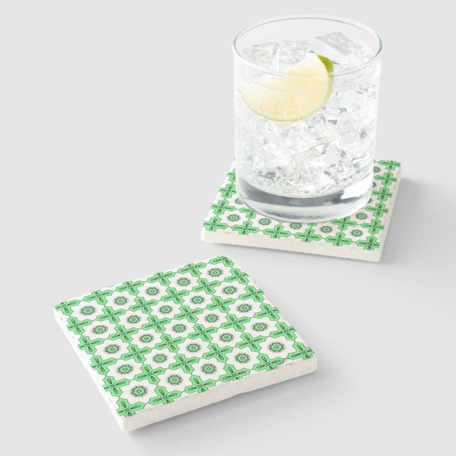 decorative symmetrical geometric pattern coaster  stenunderlägg (Skapare uppladdad)
