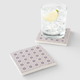 decorative symmetrical geometric pattern coaster  stenunderlägg