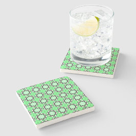 decorative symmetrical geometric pattern coaster  stenunderlägg