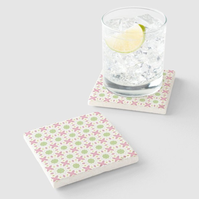 decorative symmetrical geometric pattern coaster  stenunderlägg (Skapare uppladdad)