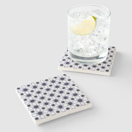 decorative symmetrical geometric pattern coaster  stenunderlägg