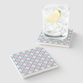 decorative symmetrical geometric pattern coaster  stenunderlägg