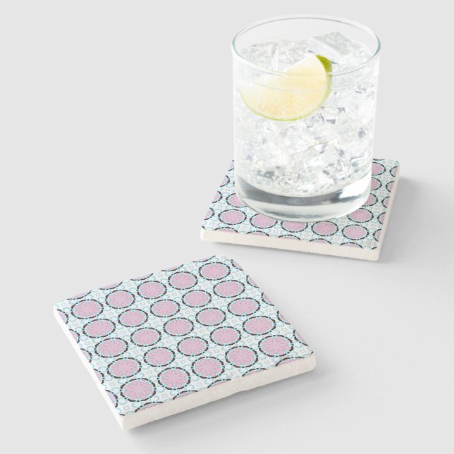 decorative symmetrical geometric pattern coaster  stenunderlägg (Skapare uppladdad)