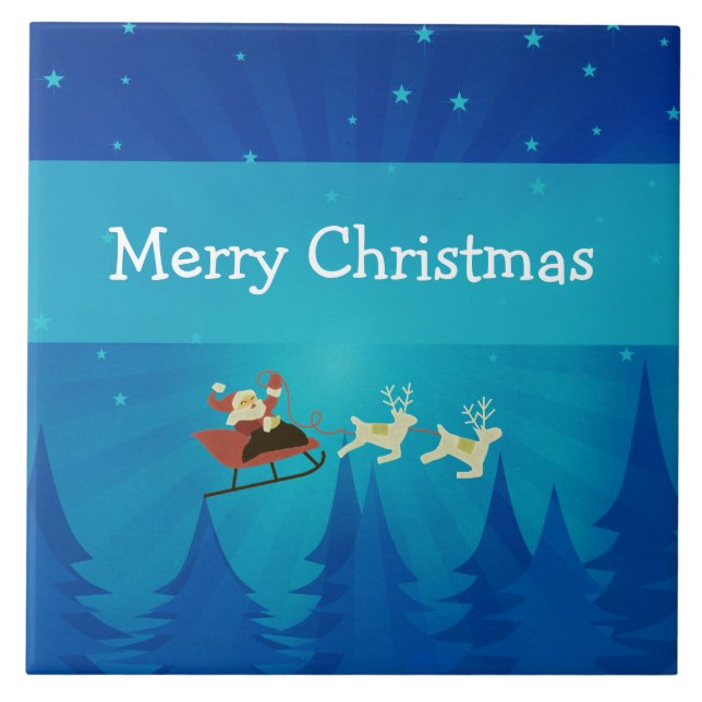 Decorative Tile för vinter-scenen Kakelplatta (Framsidan)