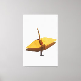 decorative wall art lucky origami crane canvastryck