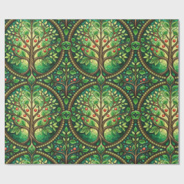 Decorative wrapping paper with a repeating  presentpapper