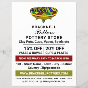 Decorera Bowl, potteriarkiv, Potter Advert Reklamblad