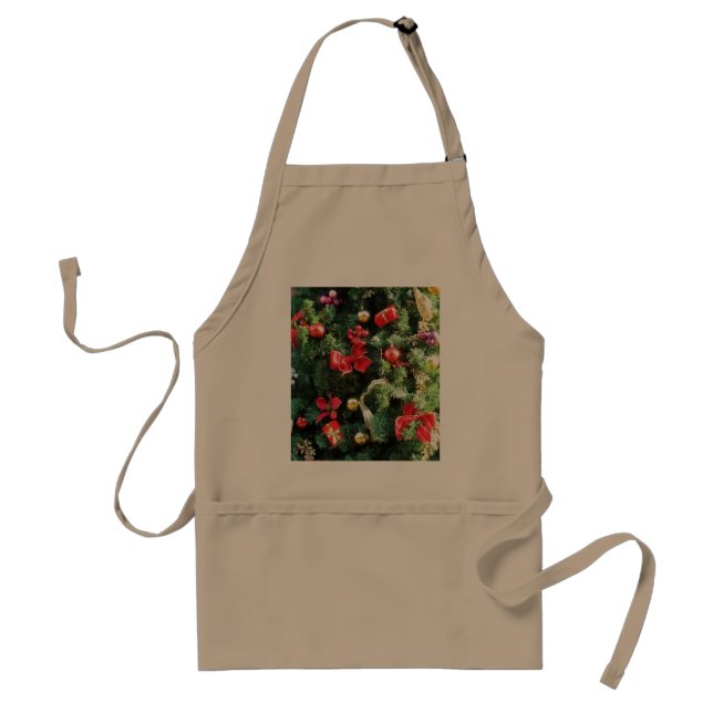 Decorerad Julgran Förkläde (Framsidan)