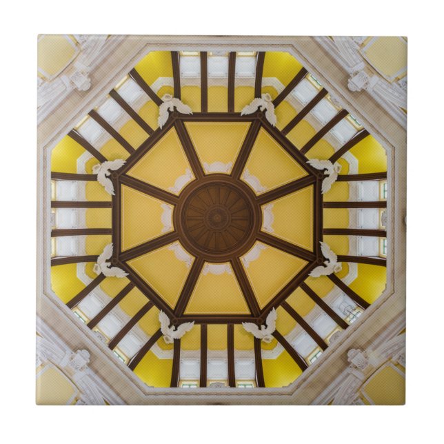 Decorerat tak vid Tokyo Station Kakelplatta (Framsidan)