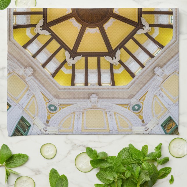 Decorerat tak vid Tokyo Station Kökshandduk (Vikta)