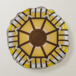 Decorerat tak vid Tokyo Station Rund Kudde