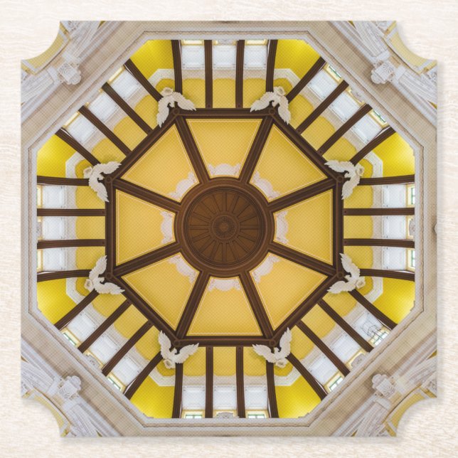 Decorerat tak vid Tokyo Station Underlägg Papper (Framsida)