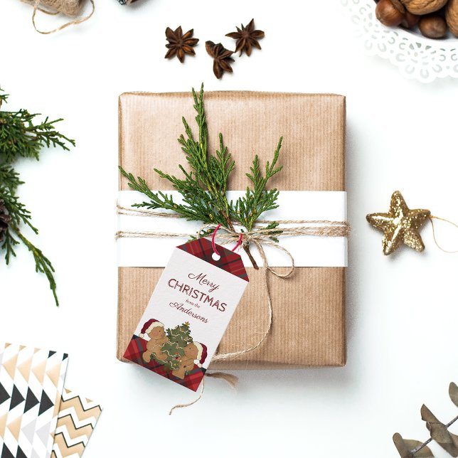 Decorering av god jul Träd Presentetikett (Skapare uppladdad)