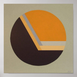 DecoSphere-utskrift (10"x10"-tangerinskrift) Poster