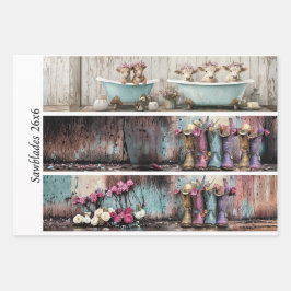 Decoupage 26x6" Farmhouse Designs for Handsaws