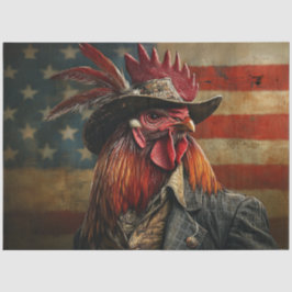 Decoupage Americana Tupp i Front Flagga