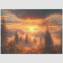 Decoupage Black Forest Tyskland Sunrise