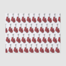 Decoupage Boxing Birthday Red Glove