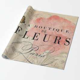 Decoupage för LaBoutiquefjäril affisch Presentpapper