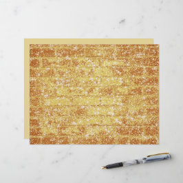 Decoupage för Stone Brick Struktur Guld Glitter