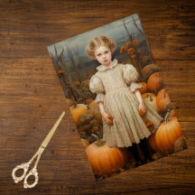 Decoupage för Thanksgiving för höstfällning