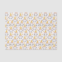 Decoupage Halloween Gnome Candy corn