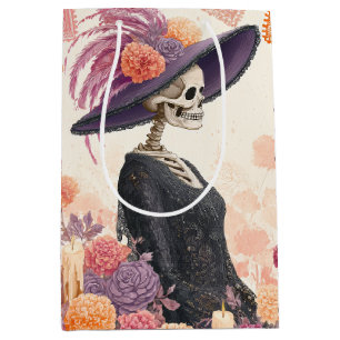 Decoupage i Dam i Catrina Skeleton Day of the dead