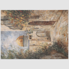 Decoupage Jerusalem Dome of the Sten