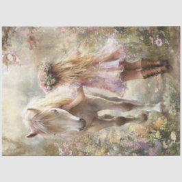 Decoupage Magic Lily Hennes Horse Luna i Meadow