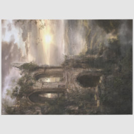 Decoupage Magic Scene Ruins vid Sunrise