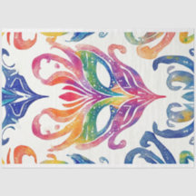 Decoupage Mardi Gras Mask