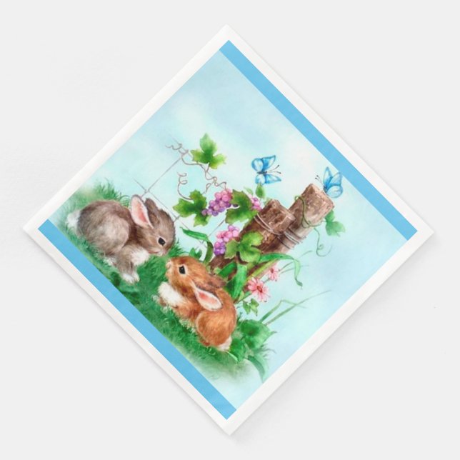 Decoupage Pappersservett (Hörn)