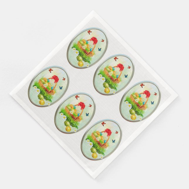 Decoupage Pappersservett (Hörn)