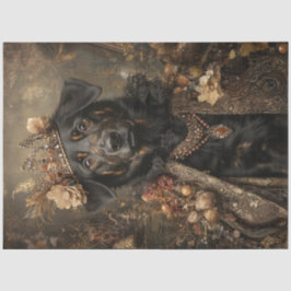 Decoupage Regal Crowed Sheep Hund