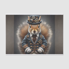 decoupage tissue paper , steampunk