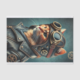 decoupage tissue paper , steampunk