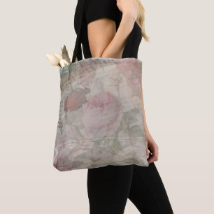 Decoupage USA Blommigt Collage Tygkasse