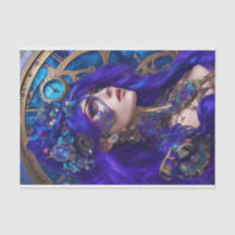 Decoupage-vävnadspapper - Modern Steampunk