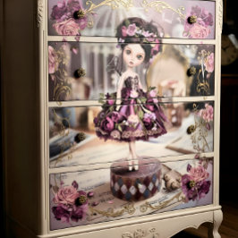 Decoupage Whimsical Flower Fairy Seidenpapier