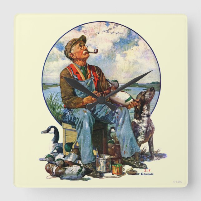 Decoys Fyrkantig Klocka (Framsida)