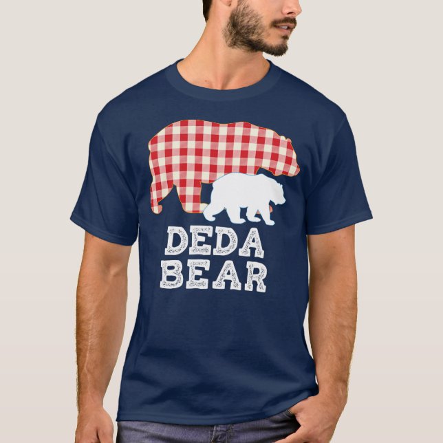 Deda Play Underbar Bear Pappa Grandpa Far Day T Shirt (Framsida)
