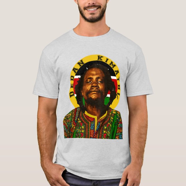 Dedan Kimathi T-shirt - Kenya presenter Mau Mau sk (Framsida)