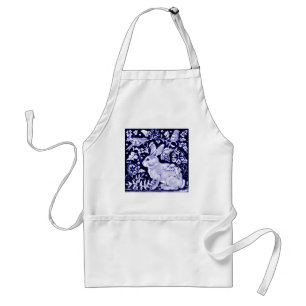 Dedham Blue Rabbit, Classic Blue & White Design Förkläde