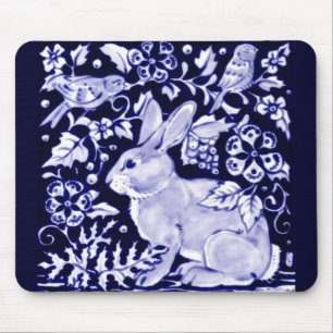 Dedham Blue Rabbit, Classic Blue & White Design  Musmatta