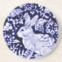 Dedham Blue Rabbit, Classic Blue & White Design